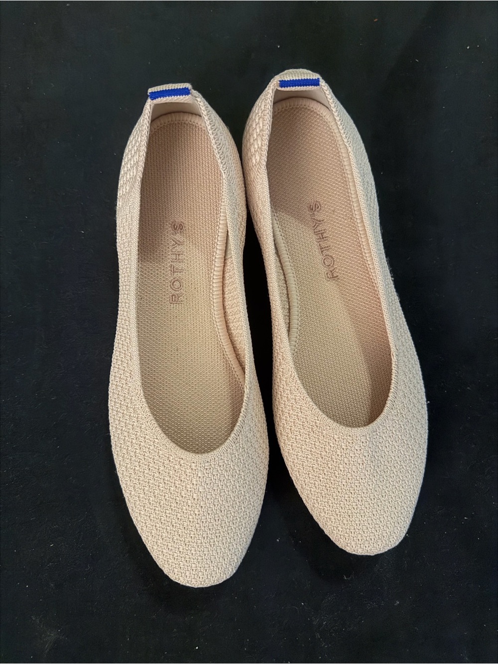 Rothy's Women's Light Pink Knit Ballet Flats